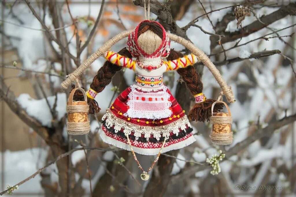Modelo de muñecas rusas usadas como atrapasueños